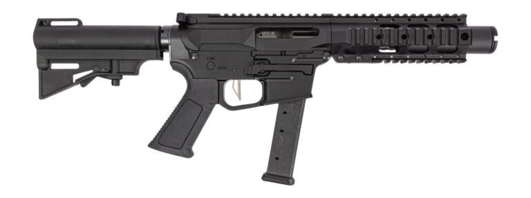 Dpms Panther Arms DP51655231780 Kitty Kat G9 9mm Luger 27+1 4″ Black Nitride Heavy Threaded Barrel, Black Hardcoat Anodize Aluminum Receiver w/Picatinny Rail, M-LOK Handguard, Black Polymer DPMS CAR B