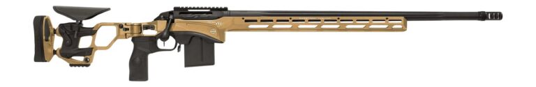 Cadex Inc CDXSSPRO6526CP20I2B1N CDX-SS Seven S.T.A.R.S. Pro 6.5 Creedmoor 10+1 26″ Black DLC Fluted Threaded Barrel, Hybrid Tan Cerakote Receiver, ARCA Rail,  M-LOK Handguard, Hybrid Tan Adjustable Fo