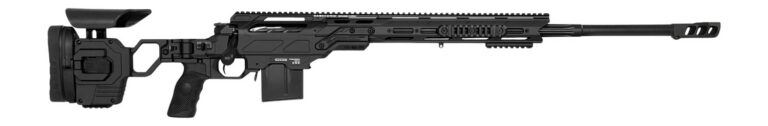 Cadex Inc CDX30LITE30824BR20I2F1 CDX-30 Lite 308 Win 10+1 24″ Black DLC Fluted Threaded Barrel, Black Cerakote Receiver w/Picatinny Rail, M-LOK Handguard, Adjustable Folding Black Buttstock, Black Pol