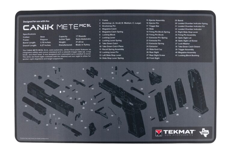 TEKMAT TEK-R17-CANIK-MC9L 17X11 CANIK MC9L TEKMAT TEK-R17-CANIK-MC9L 17X11 CANIK MC9L