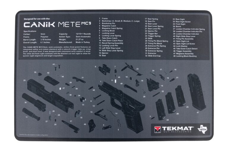 TEKMAT TEK-R17-CANIK-MC9 17X11 CANIK MC9 TEKMAT TEK-R17-CANIK-MC9 17X11 CANIK MC9