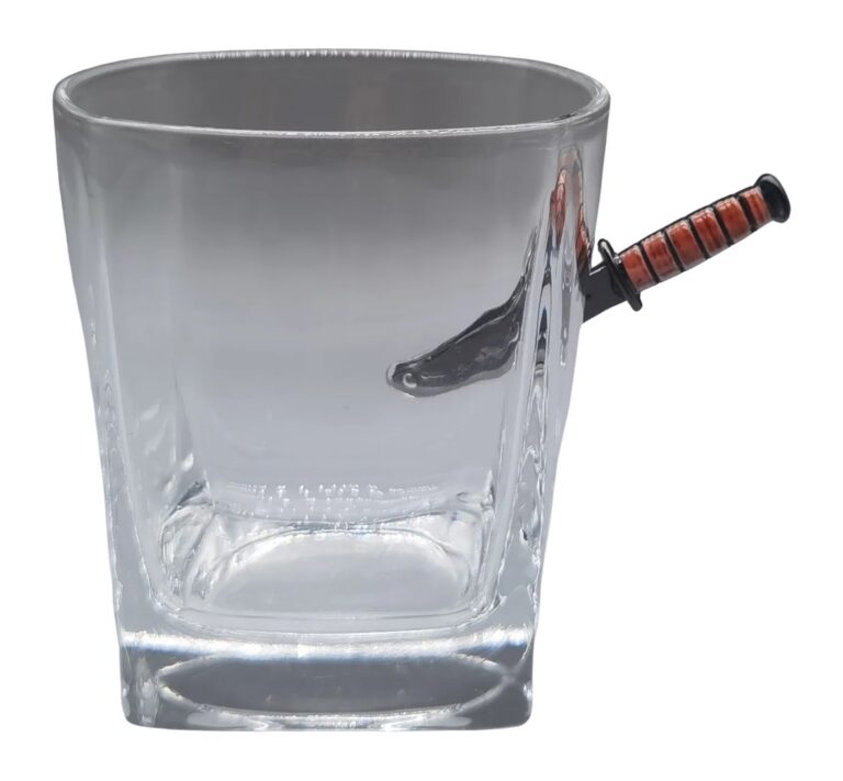 CAMP CBG-LMS-USMC LMS KNIFE WHISKEY GLASS CAMP CBG-LMS-USMC LMS KNIFE WHISKEY GLASS