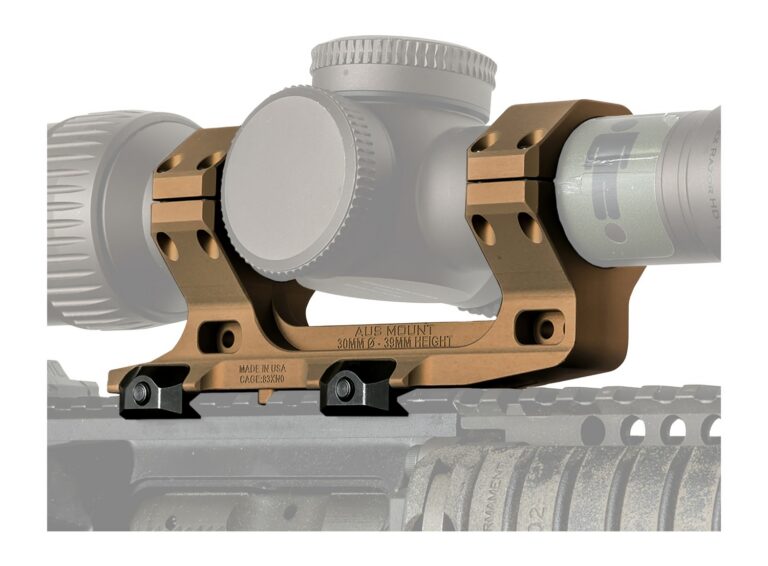 AUS OPTIC MOUNT 30MM 1.54” 0 MOA AUS OPTIC MOUNT FDE