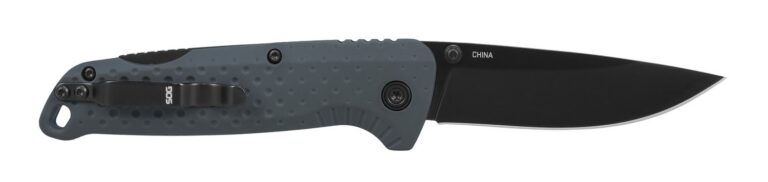 SOG ADVENTURER LB / 3.5” BLADE / 5CR15MOV / GRAY + BLACK