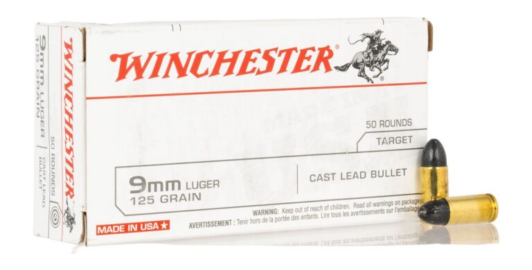 WIN USA9MM125 9MM USA TARGET FMJ 125GR   50/10
