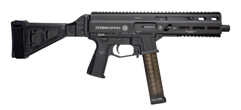 GRAND POWER STRIBOG SP45A3 .45 ACP 8IN SUB PISTOL SBT BRACE .45 ACP GRAND POWER STRIBOG SP45A3 .45 ACP 8IN SUB PISTOL SBT BRACE .45 ACP