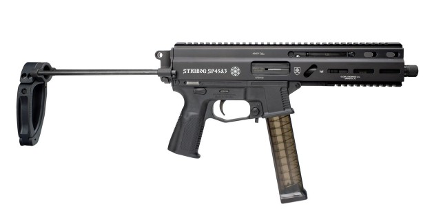 GRAND POWER STRIBOG SP45A3 .45 ACP 8IN SUB PISTOL PDW TAILHOOK BRACE .45 ACP GRAND POWER STRIBOG SP45A3 .45 ACP 8IN SUB PISTOL PDW TAILHOOK BRACE .45 ACP