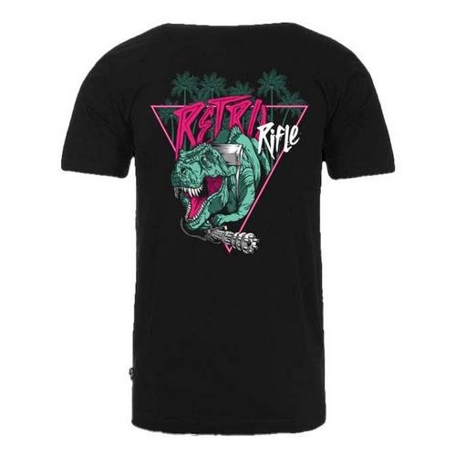 Retro Rifle Prehistoric T-Shirt 3XL