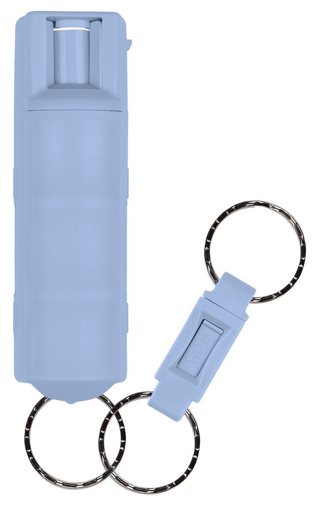 Sabre HC-14-CB-US-02 SABRE Red .54oz Chambray Blue Hardcase
w/Quick Release Key Ring Sabre HC-14-CB-US-02 SABRE Red .54oz Chambray Blue Hardcase
w/Quick Release Key Ring