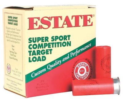 Estate Cartridge SS12H175 Super Sport Competition Target 12Gauge 2.75″ 1oz 7.5Shot 25 Per Box/10 Case