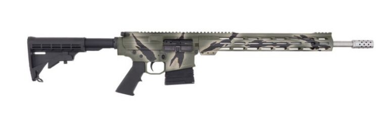 GLFA AR-10 308WIN 18 PURSUIT GRN CAMO/SS 10RD