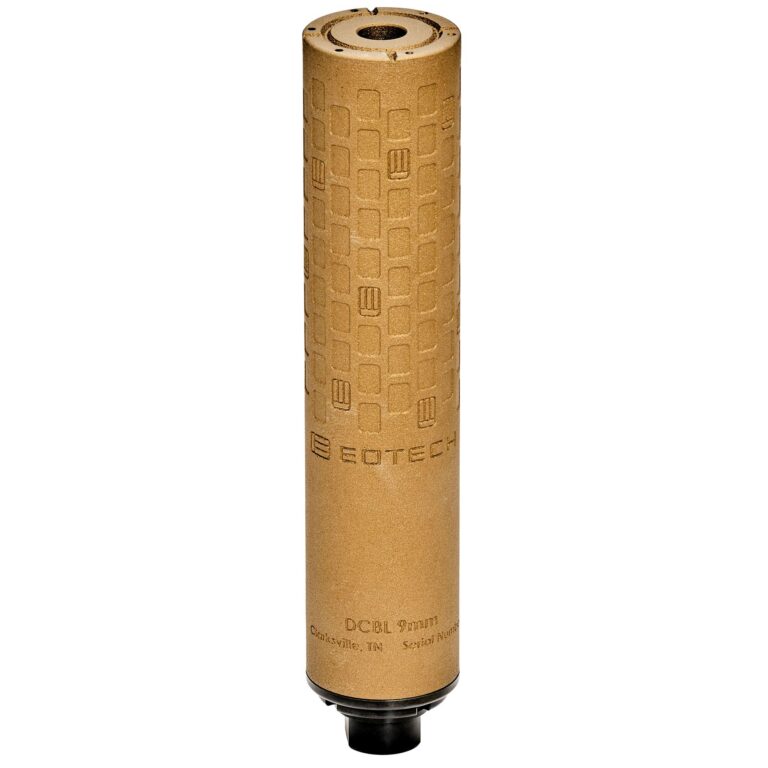 EOTECH 9MM PCC SUPPRESSOR TAN EOT-DCBL-9CC-TN EOTECH 9MM PCC SUPPRESSOR TAN EOT-DCBL-9CC-TN