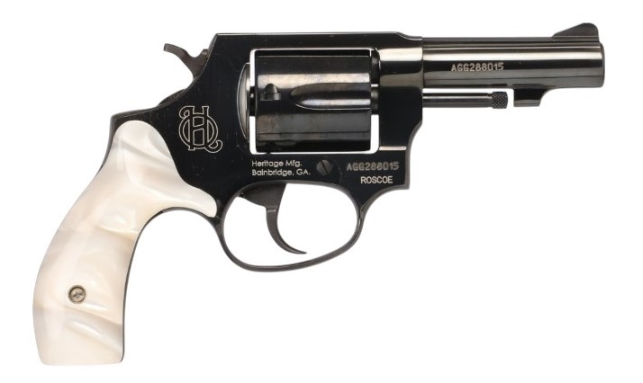 Roscoe .38SPL 3″ Blk/White Prl 5-Rd TALO Roscoe .38SPL 3″ Blk/White Prl 5-Rd TALO