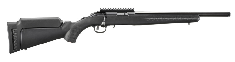 Ruger Amer RF 22WMR 16.1in 9rd Thrd Blue Syn Stk Ruger Amer RF 22WMR 16.1in 9rd Thrd Blue Syn Stk