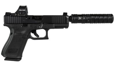 GLOCK 19V SHARK PUPPY 9MM 4.02IN BARREL 15RD BLACK PV1950203SKPBLK