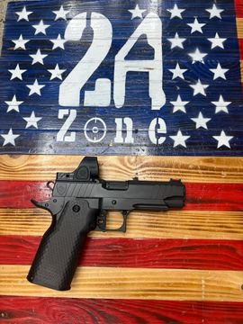 ALPHA AMERICAN ,AAF3, 4.25″, 9MM, BLACK, TRIJICON SRO 5.0 MOA, OEM BAG ALPHA AMERICAN ,AAF3, 4.25″, 9MM, BLACK, TRIJICON SRO 5.0 MOA, OEM BAG