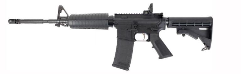 DPMS DP-15 M4 5.56 RIFLE FSB W/ REAR MBUS 1-30RD DPMS DP-15 M4 5.56 RIFLE FSB W/ REAR MBUS 1-30RD