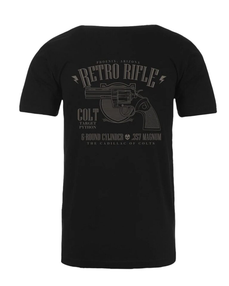 Retro Rifle 357 T-Shirt Size XL Retro Rifle 357 T-Shirt Size XL