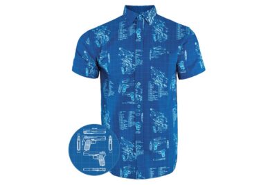 Retro Rifle Blueprint Size XL