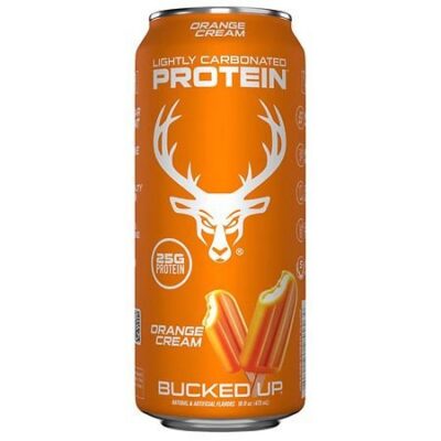Bucked Up Light Carbonated Protein Soda – Orange Cream