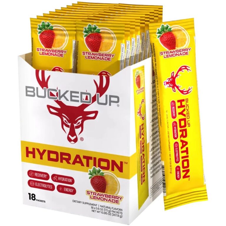 Bucked Up Hydration 2.0 Strawberry 18ct Box Bucked Up Hydration 2.0 Strawberry 18ct Box