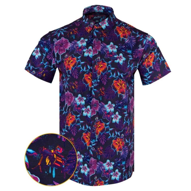 Retro Rifle Hawaiian Drip Size 2XL
