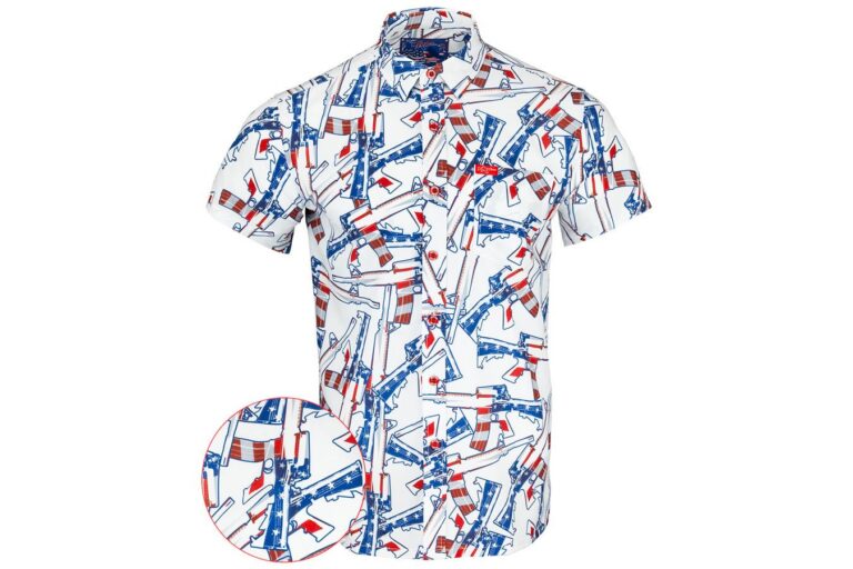Retro Rifle The 4th (White/Red) Size 3XL Retro Rifle The 4th (White/Red) Size 3XL