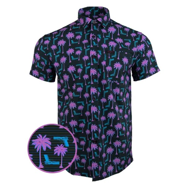 Retro Rifle Rising Palm Black Size L