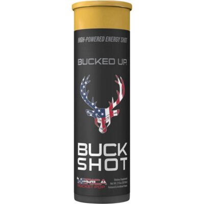 Bucked Up High Powered Energy Shot – Rocket Pop Flavor 2oz200mg Caffeine