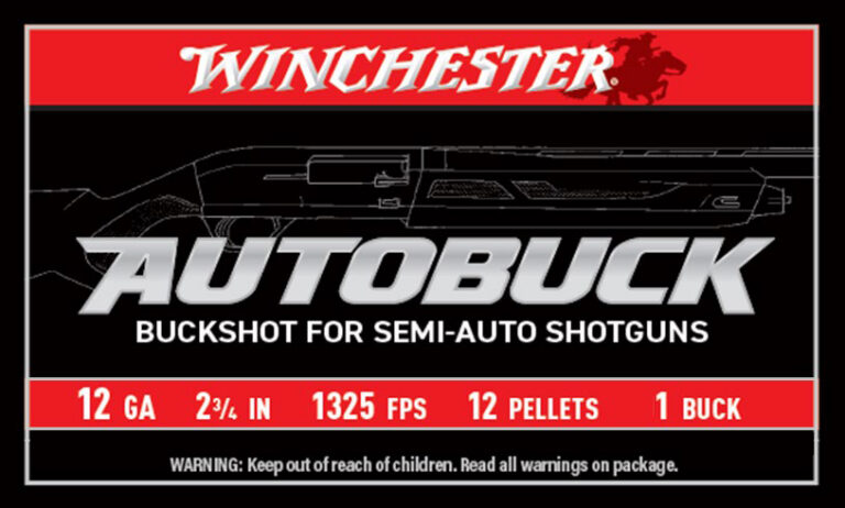 Winchester Autobuck Buckshot Load 12 ga. 2 3/4 in 12 Pellet 1 Buck 5 rd.