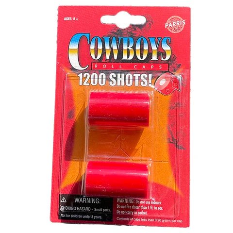 Parris Toys Paper Roll Ammo Cap Rifles Bulk Six Yellow/brown Hang Tab Card Parris Toys Paper Roll Ammo Cap Rifles Bulk Six Yellow/brown Hang Tab Card