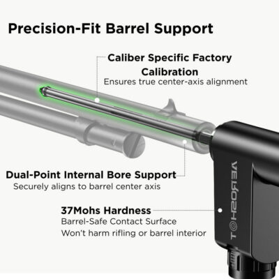 Aeroshot X-04 Green Laser Boresighter – Enhanced Visibility for Outdoor Precision – .30 Cal