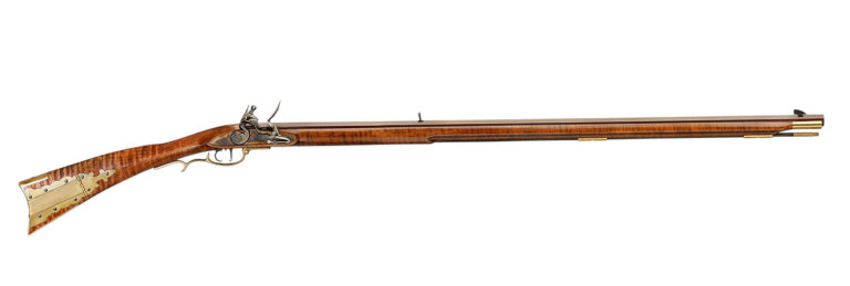Taylors & Company 210012 Frontier Pedersoli 50 Cal Flintlock 39″ Browned Octagon Barrel, Fixed Maple Stock Taylors & Company 210012 Frontier Pedersoli 50 Cal Flintlock 39″ Browned Octagon Barrel, Fixed Maple Stock