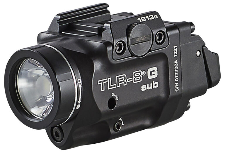 Streamlight 69438 TRL-8 G Sub Gun Light with Green Laser Black Anodized 500 Lumens White LED 1913 Short Rail Pistol Streamlight 69438 TRL-8 G Sub Gun Light with Green Laser Black Anodized 500 Lumens White LED 1913 Short Rail Pistol