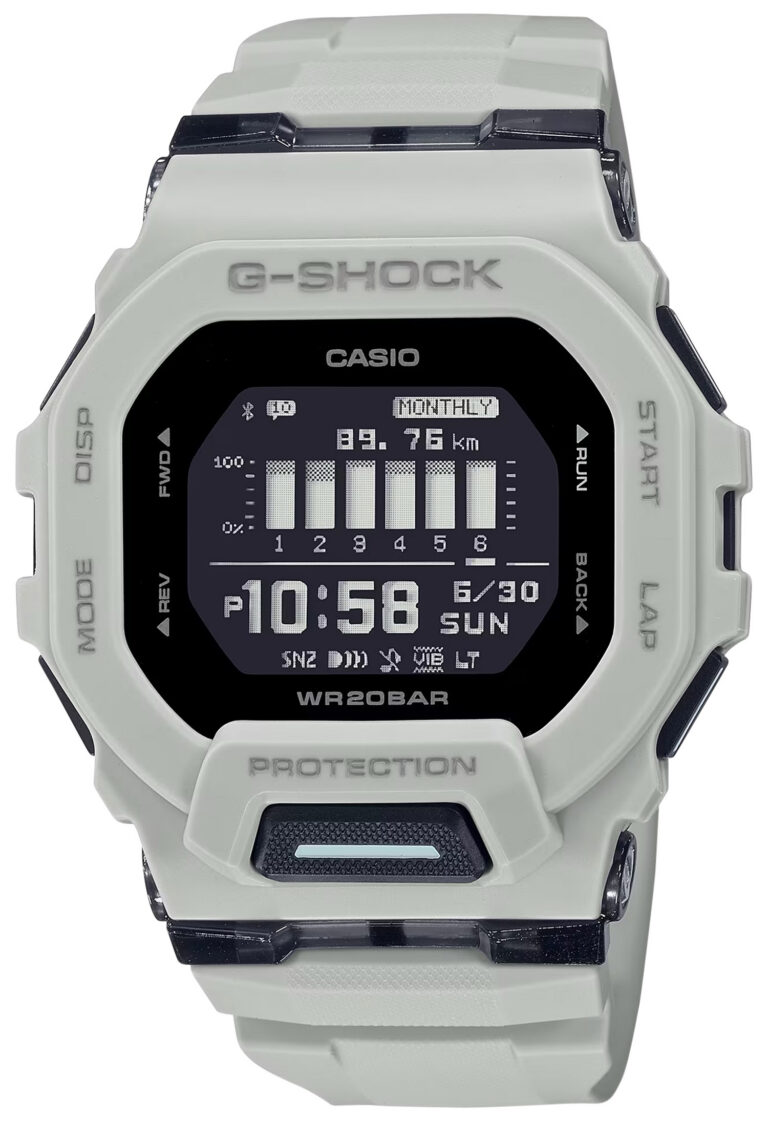 G-shock/vlc Distribution GBD200UU9 G-Shock Tactical White Stainless Steel Bezel 145-215mm G-shock/vlc Distribution GBD200UU9 G-Shock Tactical White Stainless Steel Bezel 145-215mm