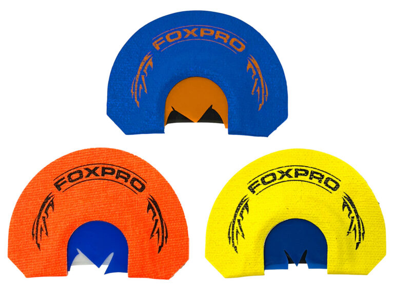Foxpro CSSPURTKRCOMBO Spurtaker Combo Diaphragm Call Attracts Turkey Blue/Orange/Yellow 3 Pack Foxpro CSSPURTKRCOMBO Spurtaker Combo Diaphragm Call Attracts Turkey Blue/Orange/Yellow 3 Pack