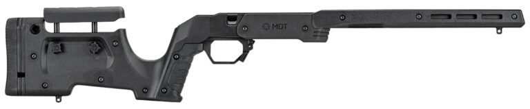 Mdt Sporting Goods Inc 105524BLK XRS Chassis Black Aluminum Core with Polymer Panels, Adj. Cheekrest, M-LOK Forend, Interchangeable Grips, Fits Tikka T1X Mdt Sporting Goods Inc 105524BLK XRS Chassis Black Aluminum Core with Polymer Panels, Adj. Cheekrest, M-LOK Forend, Interchangeable Grips, Fits Tikka T1X