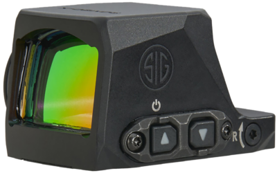 Sig Sauer Electro-Optics SORX1400 Romeo-X Enclosed Black 1 x 24 mm 2 MOA Red Dot/32 MOA Circle Multi Reticle