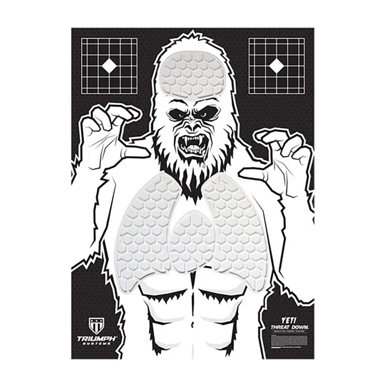 Triumph Systems 031513006 Threat Down Reactive Splatter Target Yeti Hanging Paper 30″H x 22″W Triumph Systems 031513006 Threat Down Reactive Splatter Target Yeti Hanging Paper 30″H x 22″W