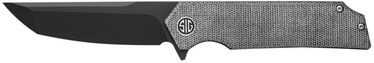 Sig Sauer Knives VA9BB Validus 3.78″ Folding Drop Point Plain Black PVD M390 Steel Blade, 4.76″ Black Textured G10 Handle Sig Sauer Knives VA9BB Validus 3.78″ Folding Drop Point Plain Black PVD M390 Steel Blade, 4.76″ Black Textured G10 Handle