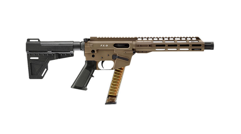 FREEDOM ORDNANCE FX9P10-FDE FX9P  9mm Luger 31+1 10″ Flat Dark Earth