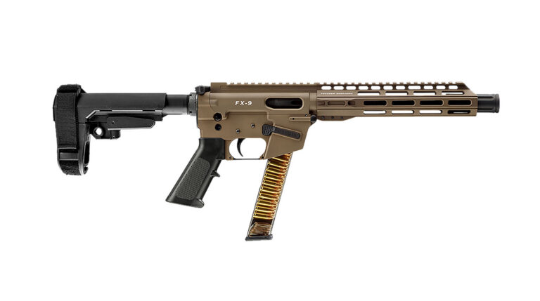 FREEDOM ORDNANCE FX9P10S-FDE FX9P  9mm Luger 31+1 10″ Flat Dark Earth