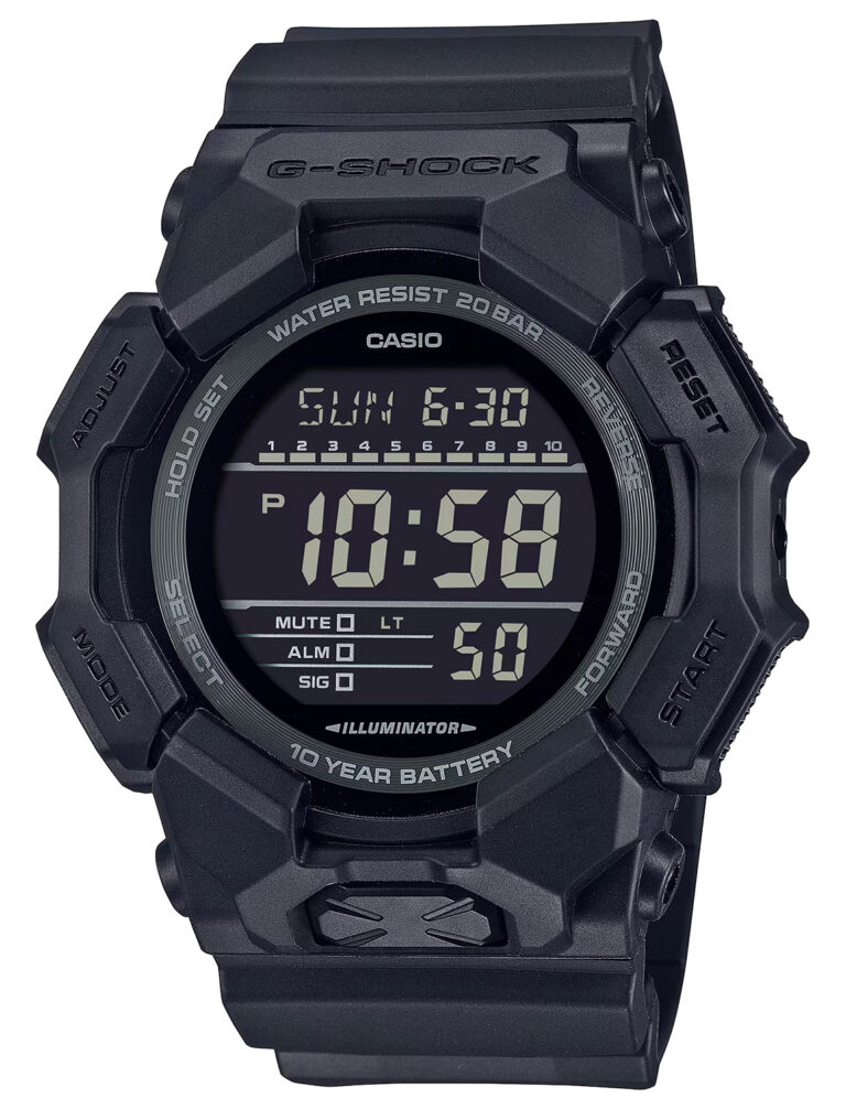 GSHOCK GD0101A1CR DIGITAL MOVEMENT BLK GSHOCK GD0101A1CR DIGITAL MOVEMENT BLK