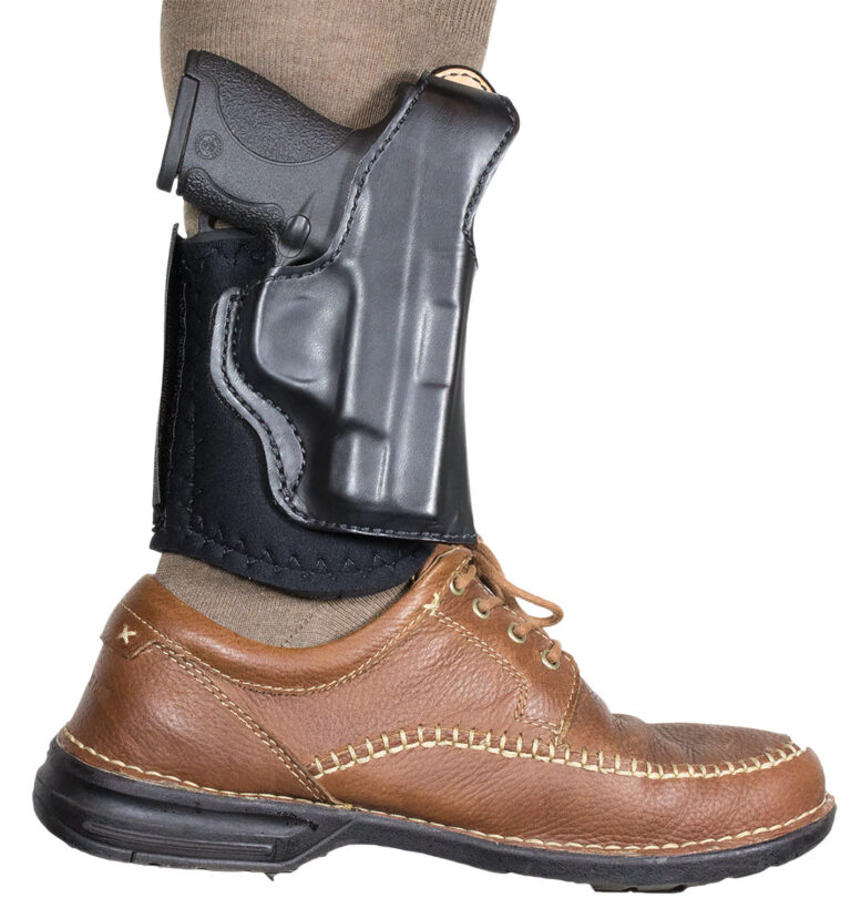 DeSantis Gunhide 014PC5ZZ0 Die Hard Rig Ankle Black Leather Fits S&W Bodyguard 2.0 Right Hand DeSantis Gunhide 014PC5ZZ0 Die Hard Rig Ankle Black Leather Fits S&W Bodyguard 2.0 Right Hand