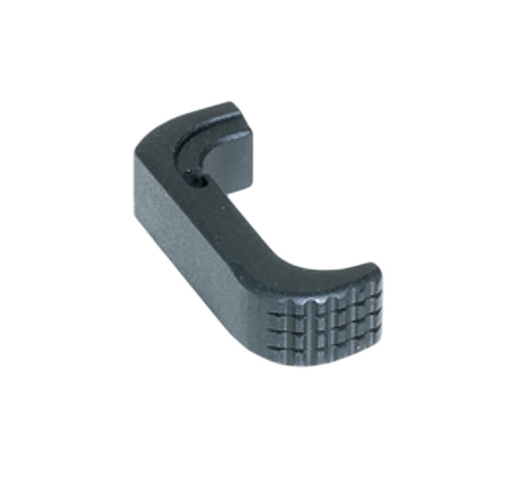 Timber Creek Outdoors GL43XEMRBL Glock 43X Extended Magazine Release Anodized Black Aluminum Timber Creek Outdoors GL43XEMRBL Glock 43X Extended Magazine Release Anodized Black Aluminum