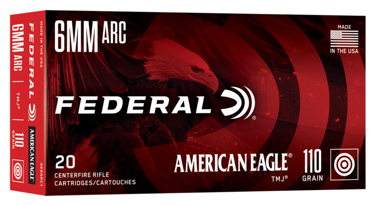 Federal AE6ARC1 American Eagle 6ARC 110gr Total Metal Jacket 20 Per Box/10 Case Federal AE6ARC1 American Eagle 6ARC 110gr Total Metal Jacket 20 Per Box/10 Case