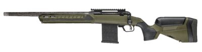 Savage Arms 32947 110 UltraLite Predator 308 Win 10+1 18″ Carbon Fiber Barrel, Arca Rail Forend, Hunter Green AccuStock w/AccuFit V2 Synthetic Stock, Left Hand