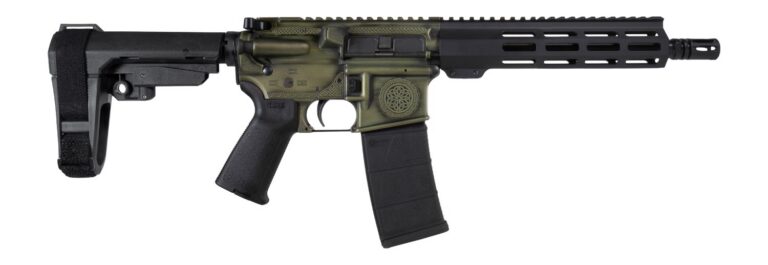 Shark Coast Tactical SCC07350CELT-P Celtic 5.56 NATO 30+1 10.50″ Black Nitride Threaded Barrel, Aluminum Receiver w/Picatinny Rail, M-LOK Handguard, Polymer Magpul MOE Grip, Right Hand