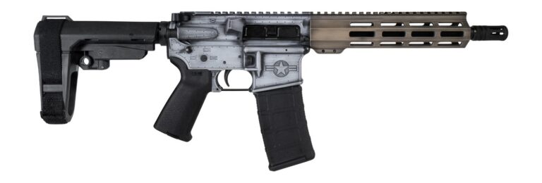 Shark Coast Tactical SCC07534WHOG-P Warthog 5.56 NATO 30+1 10.50″ Black Nitride Threaded Barrel, Aluminum Receiver w/Picatinny Rail, M-LOK Handguard, Polymer SB Tactical SBA3 Brace, Magpul MOE Grip, R