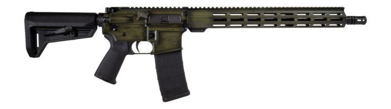 Shark Coast Tactical 300-044-1000-14 Distressed 5.56 NATO 30+1 16″ Black Melonite Threaded Barrel, Green Distressed Cerakote Aluminum Receiver w/Picatinny Rail, M-LOK Handguard, Magpul MOE SL Black Po Shark Coast Tactical 300-044-1000-14 Distressed 5.56 NATO 30+1 16″ Black Melonite Threaded Barrel, Green Distressed Cerakote Aluminum Receiver w/Picatinny Rail, M-LOK Handguard, Magpul MOE SL Black Po